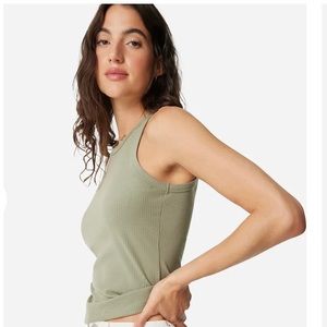 MATE tencil ribbed fitted tank